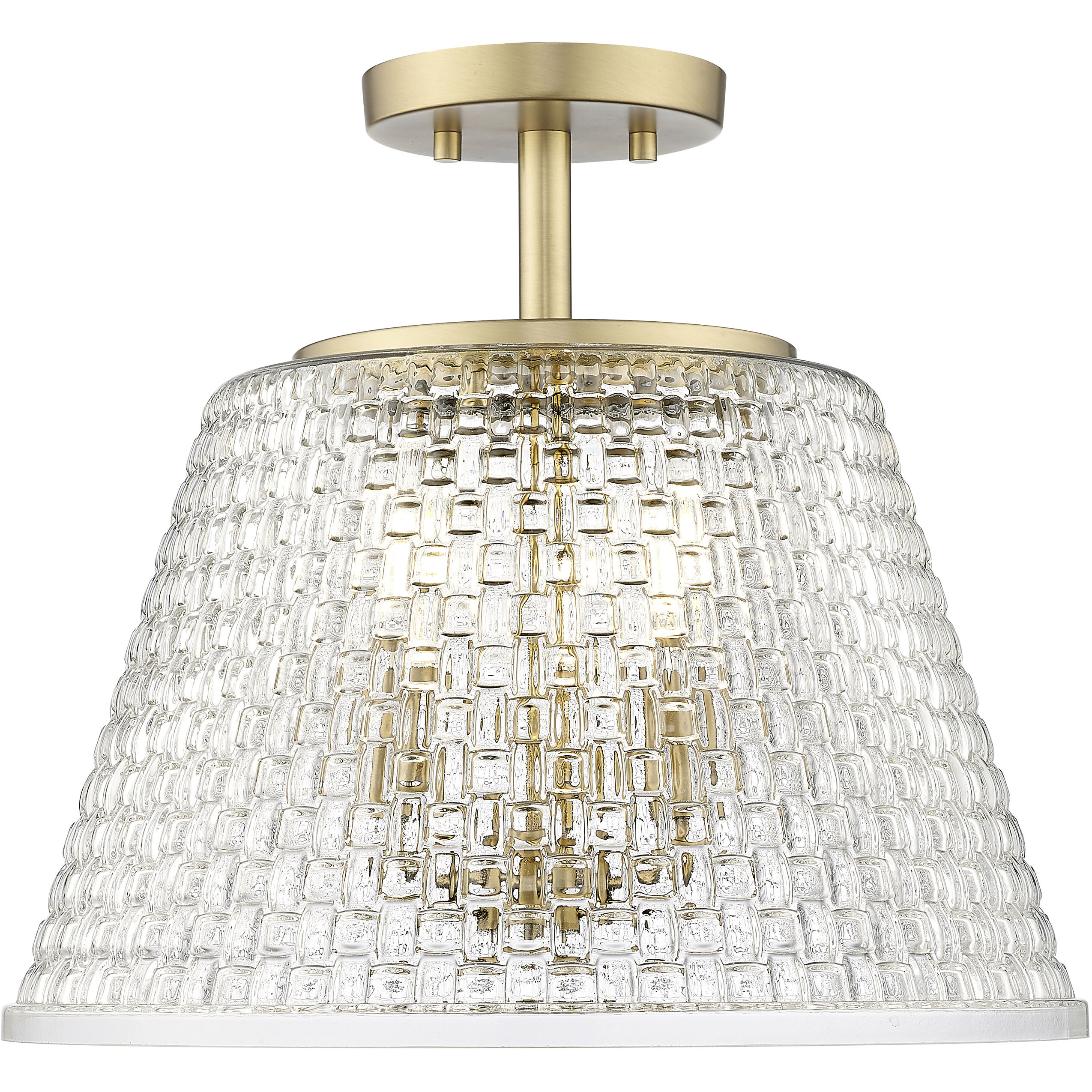 Saben 3 Light 15.00 inch Semi-Flush Mount